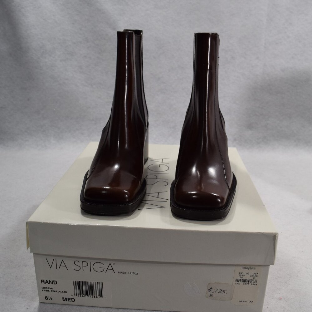 Via Spiga Brown Ankle Boots